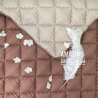 Ковдра Євро на холофайбері ОДА 200х220 см Тепла ковдра, наповнювач холофайбер. Стьобана ковдра ОДА