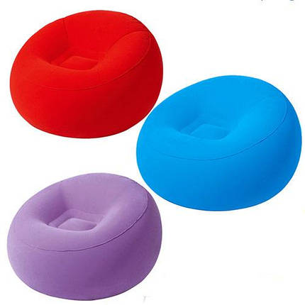 Надувне крісло Bestway 75052 112 х 112 х 66 см стильне та зручне, фото 1