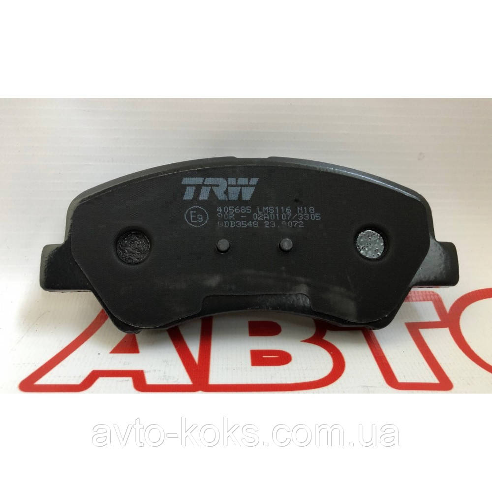 TRW GDB3548 Гальмівні колодки передні KIA Rio Hyundai Accent, фото 1