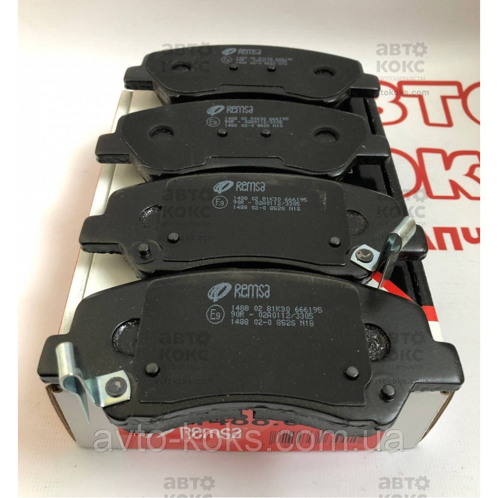 Remsa 1488.02 Гальмівні передні колодки Hyundai Accent i20 KIA Rio