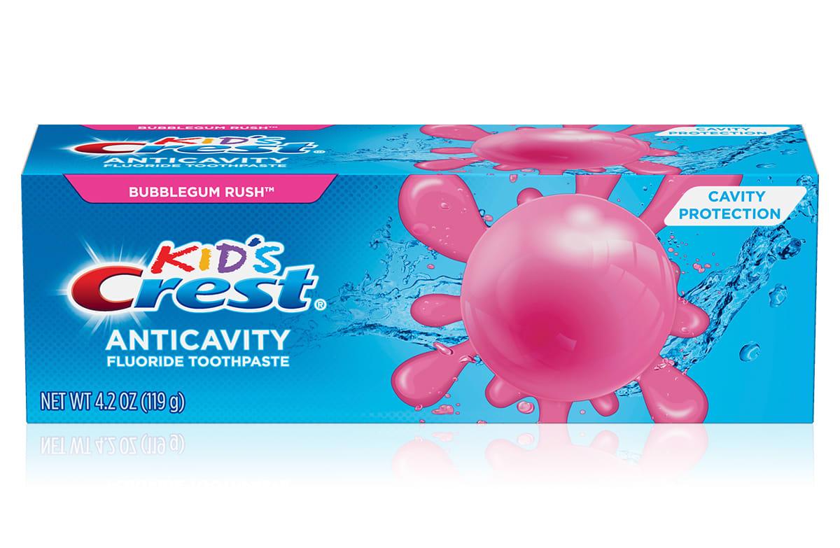 Crest kid's anticavity Bubblegum rush 119g