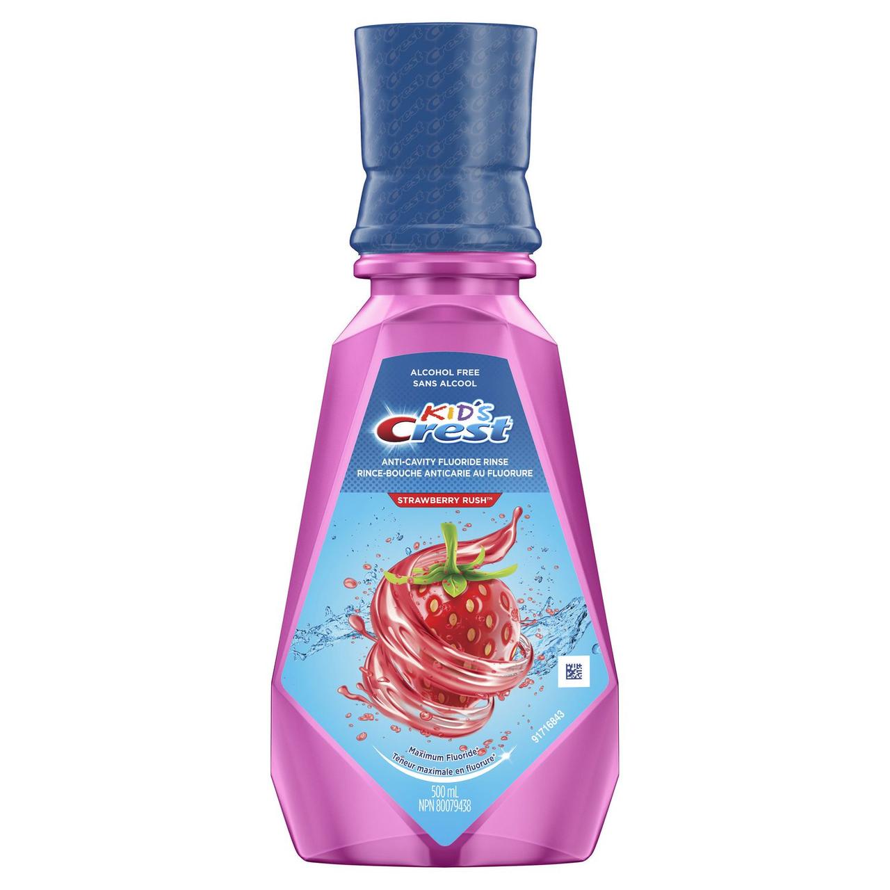 Ополіскувач Kids Crest Strawberry Rush 500ml (Використати до: лютий 2022)