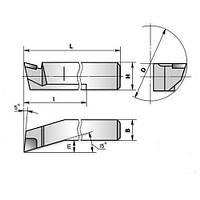 Різець розточний для глух. отв. 16х16х120 ВК8