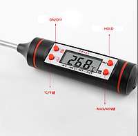 Цифровой термометр для барбекю с электронным табло! Цифровое устройство в черном корпусе, с длинной иглой!