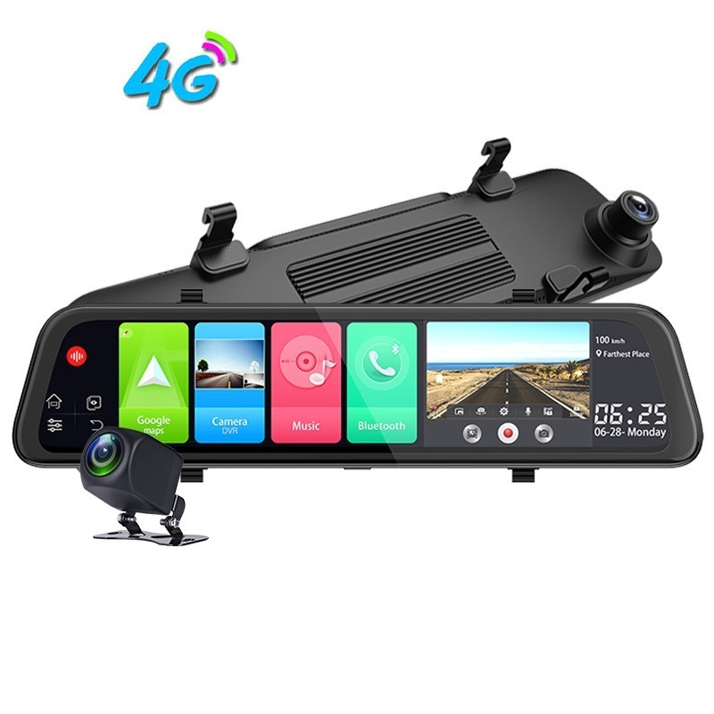 Автомобільне дзеркало-відеореєстратор Junsun 11.6" 4G Android 8.1 + камера заднього огляду