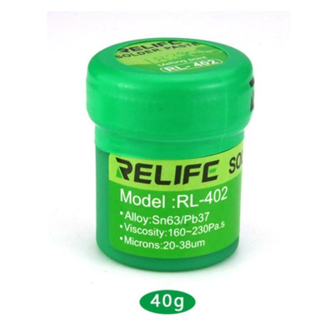 Паяльна паста RELIFE RL-402 Sn63/Pb67 40г безвідмивна