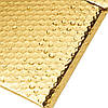 Конверт бандерольний PE (26*31 см) золотий блискучий, потовщений, фото 7