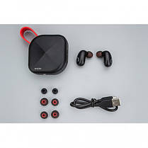 Whizzer B6 Black TWS Бездротові Bluetooth-Навушники, фото 2