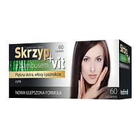Skrzyp + vit з бамбуком для волосся, нігтів і шкіри, 60 таб