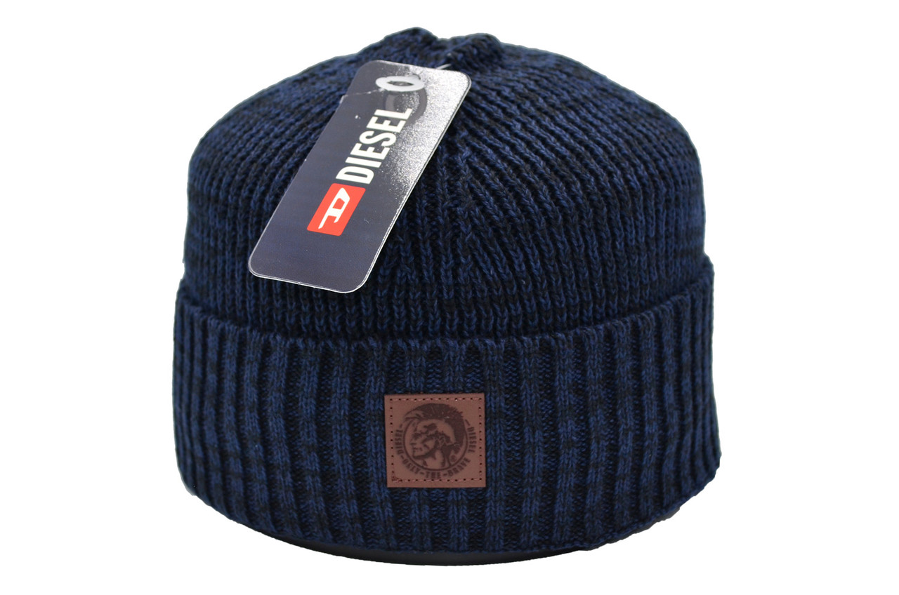 Шапка Flexfit Diesel 55-59 см Синій меланж (F-09118-141)
