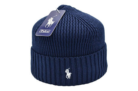 Шапка Flexfit Polo 55-59 см Синя (F-09118-142), фото 1