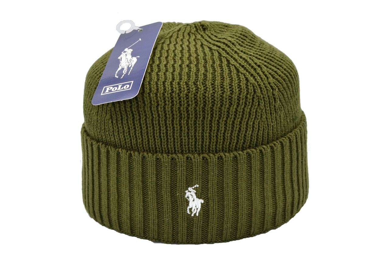 Шапка Flexfit Polo 55-59 см Оливкова (F-09118-147)