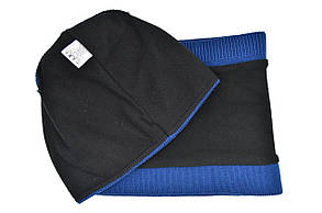 Комплект Flexfit шапка з помпоном і снуд Fila Синій (F-0918-112), фото 4