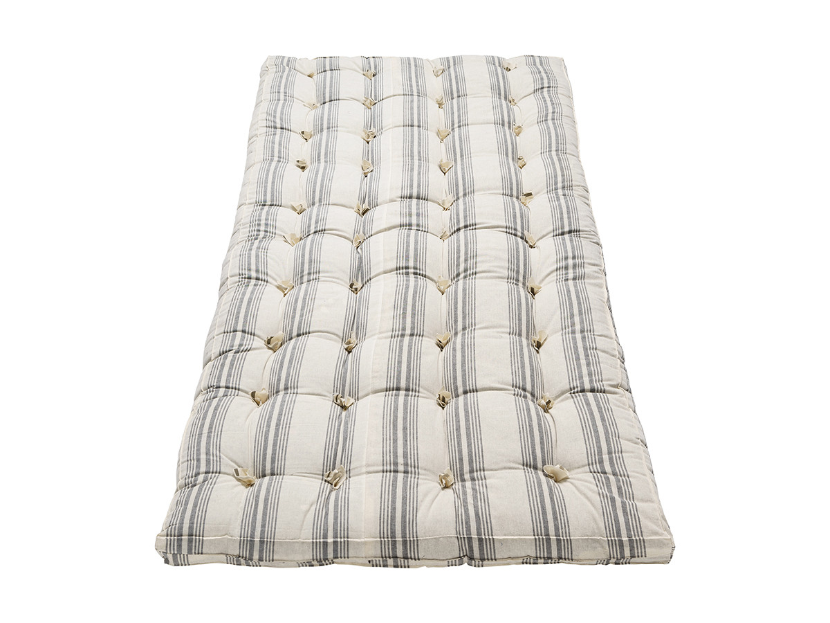 Звичайний ватний матрац односпальний 70х190 (тюф'ячна вата_тик) Тикові ватні матраци, фото 1