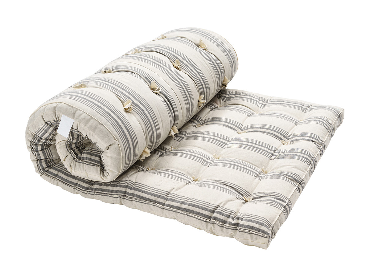 Звичайний ватний матрац полуторний 90х190 (тюф'ячна вата_тик) Тикові ватні матраци, фото 1