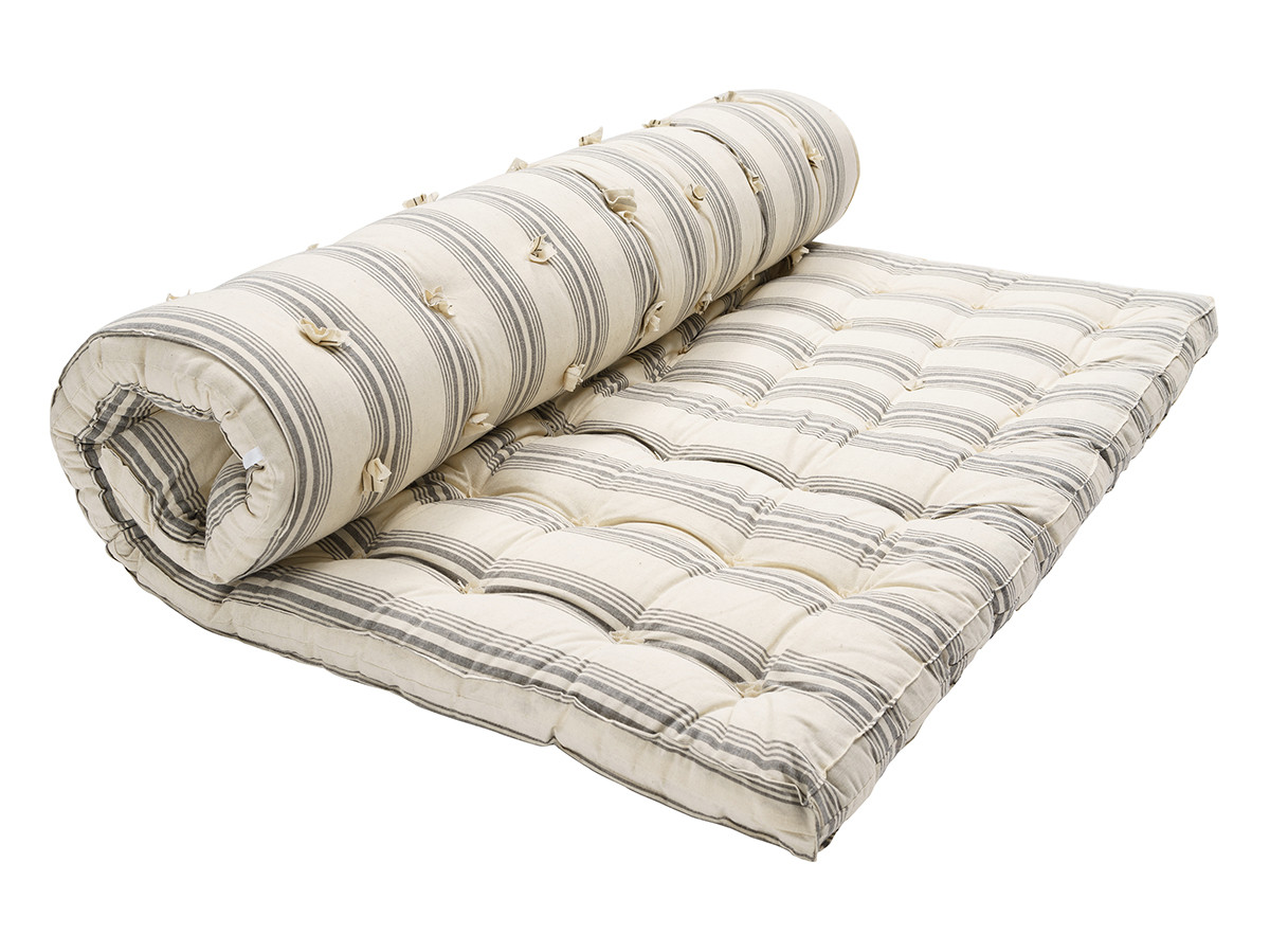 Ватний матрац двоспальний 140х190 (тюф'ячна вата_тик) Тикові ватні матраци, фото 1