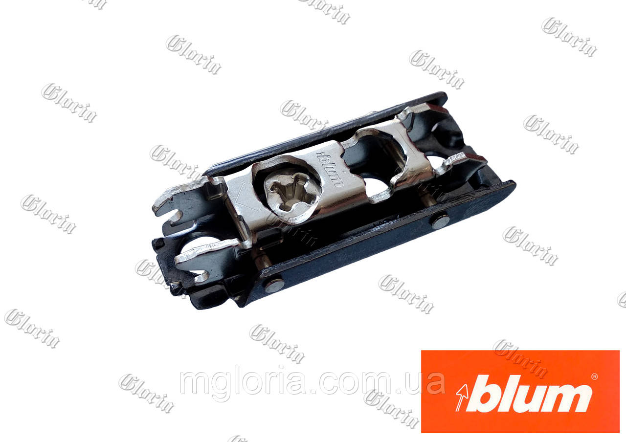 Петля накладная с доводчиком Blum Clip-Top черный оникс 71B3550 ONS - фото 4 - id-p1120761063