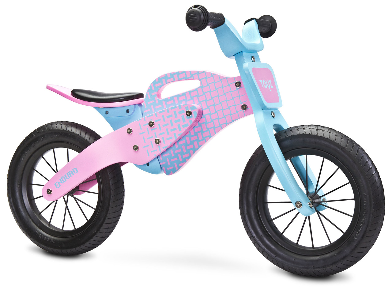 Дерев'яний беговел Caretero Enduro Pink