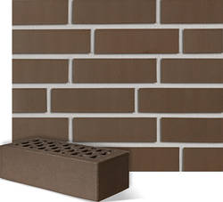 Клінкерна цегла PERTH Коричневий гладкий