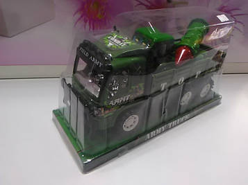 Трейлер вантажна машина з машиною для стрільби