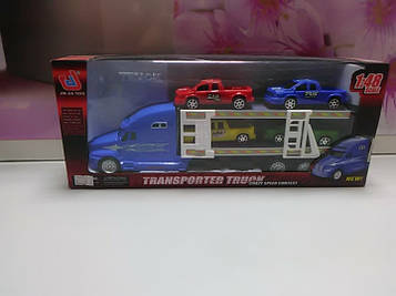 Трейлер машина з набором машин