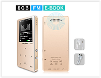 MP3 Плеер Mahdi M320 8Gb, 80 часов работы без подзарядки, золото