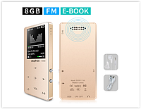 MP3 Плеер Mahdi M320 8Gb, 80 часов работы без подзарядки, Bluetooth, золотой