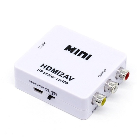 Адаптер HDMI to RCA AV тюльпан перехідник конвертер HDMI2AV, фото 1