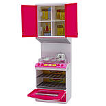 Дитяча кухня "Сучасна кухня", 54x9,5x36 см, рожева, пластик (QF26211PW), фото 7