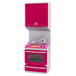 Дитяча кухня "Сучасна кухня", 54x9,5x36 см, рожева, пластик (QF26211PW), фото 10