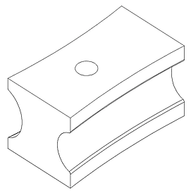 Gleitschuh 1/4 "G (діаметр 13,8) x 1/8" G (діаметр 10,5) для BM 42 A / BM 60 A