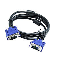 Кабель VGA для монітора HDB штекер 15pin, 3 метри з фільтром