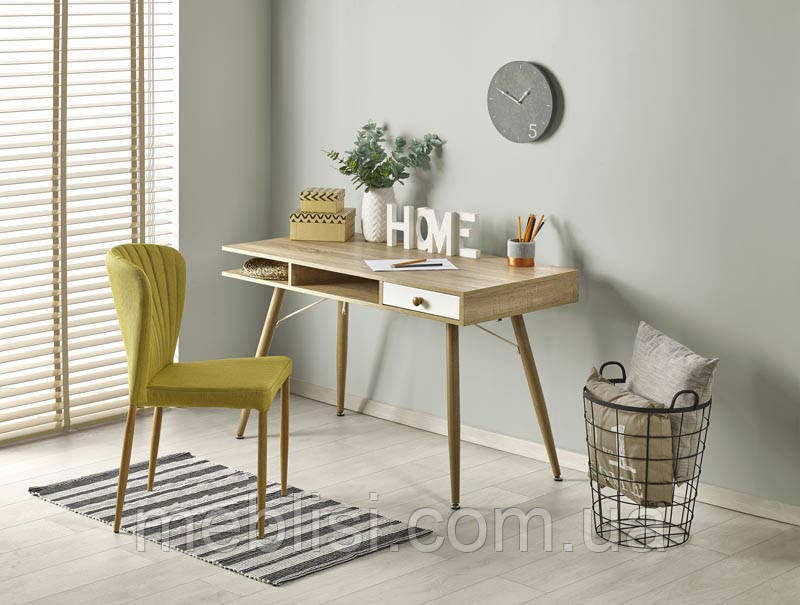 Стіл B-34 дуб сонома/білий (Halmar), фото 1