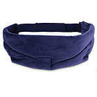 Маска для сну Silenta Комфорт Blue + беруші, фото 2