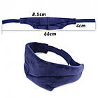 Маска для сну Silenta Комфорт Blue + беруші, фото 3