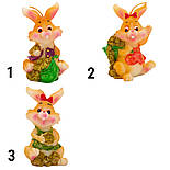 Свічка - Кролик з монетами вишневий, 10x8x6 см, бежевий, парафін (440153-1), фото 2