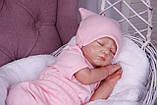 Набір для новонародженого 3 предмета Ніжність рожевий, фото 5