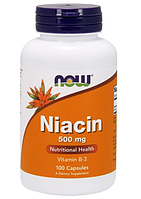 Вітаміни Now Foods — Niacin (100 капсул)
