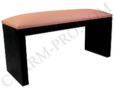 Манікюрна підставка для рук (Підлокітник) Рожева на чорних ніжках