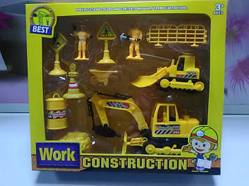 Игровой набор Work Konstruction строительная техника