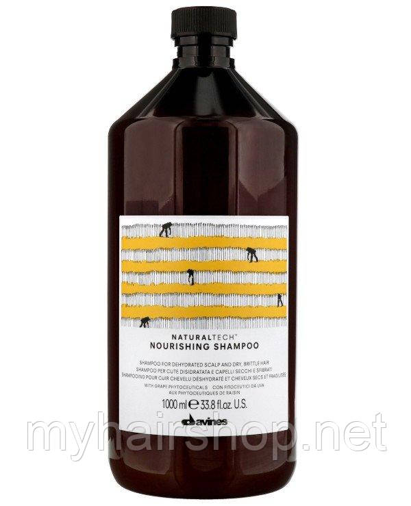 Шампунь питательный Davines Natural Tech Nourishing Shampoo 1000 мл - фото 1 - id-p144058132