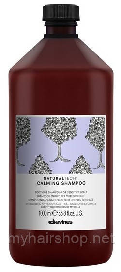 Шампунь заспокійливий DAVINES NATURAL TECH Calming shampoo 1000 мл, фото 1
