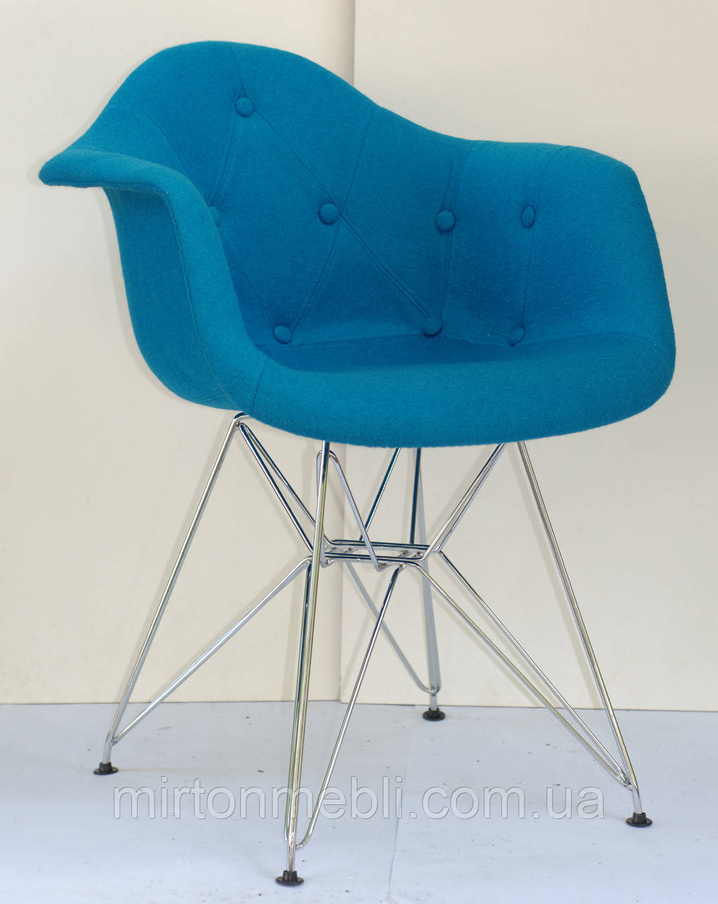 Кресло Leon CH ML Soft Wool, синий - фото 2 - id-p1122252798