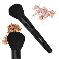 Кисть з натурального ворсу для макіяжу Parisa P01 (для пудри, рум'ян)