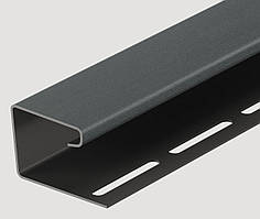 J - профіль Графітовий 3,0 м. п /1 шт, "Rainway" Україна.