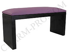 Манікюрна підставка для рук (Підлокітник) Фіолетовий на чорних ніжках