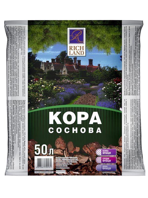 Сснова кора 50 л Rich Land Україна, фото 1