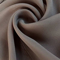 Шифон однотонный светло коричневый №13