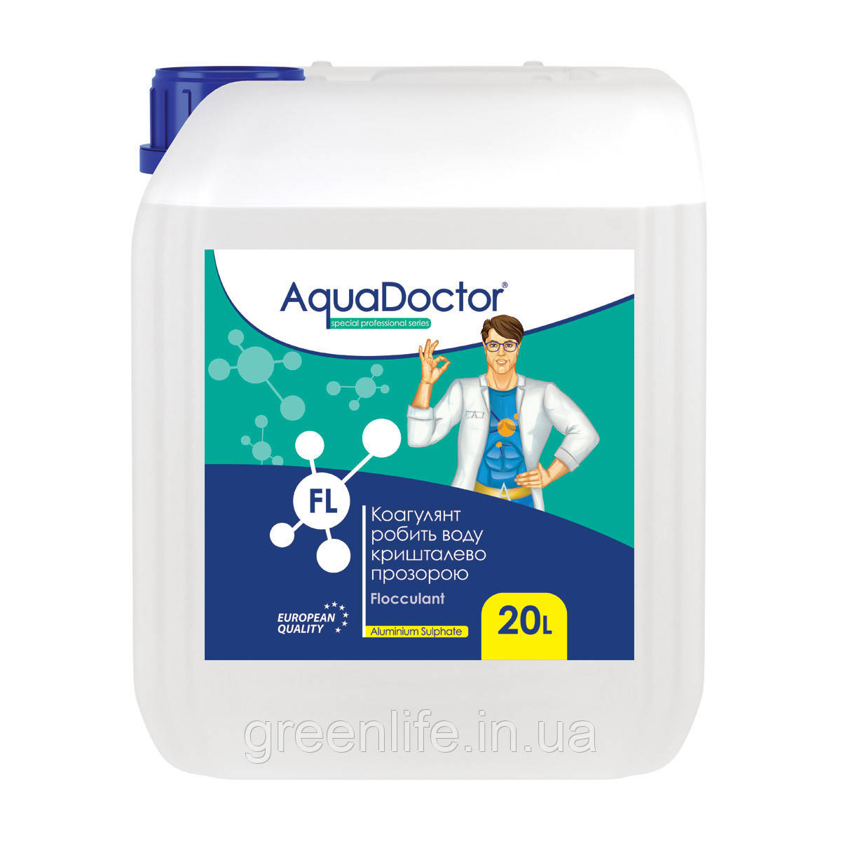 Рідке коагулюючу засіб AquaDoctor FL, Аквадоктор, 5л