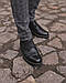 Чоловічі туфлі чорні шкіряні на товстій підошві монки броги оксфорди дербі лофери ONYX, фото 3